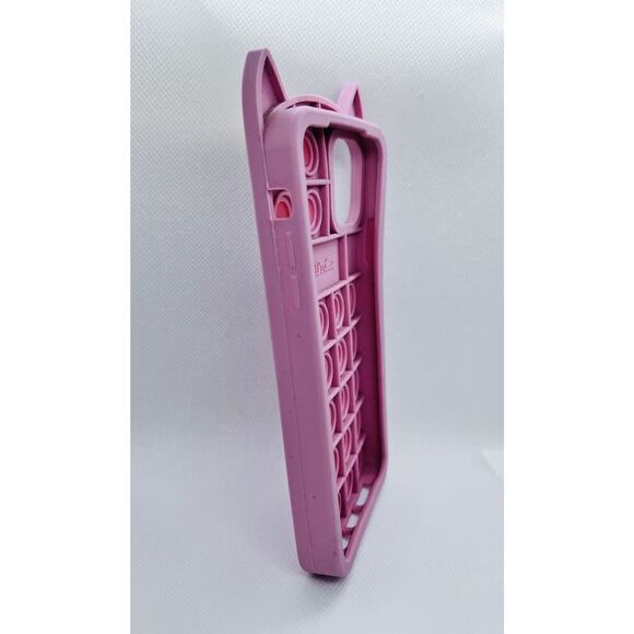 Pop It Phone Case for iPhone 11 Pro Max XS Max Fidget Bubble Reliever Pink New - Picture 5 of 8